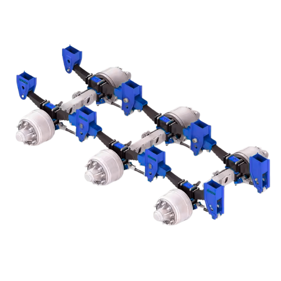 3-AXLE Semi Trailer Mechanical Suspension