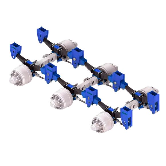 3-AXLE Semi Trailer Mechanical Suspension